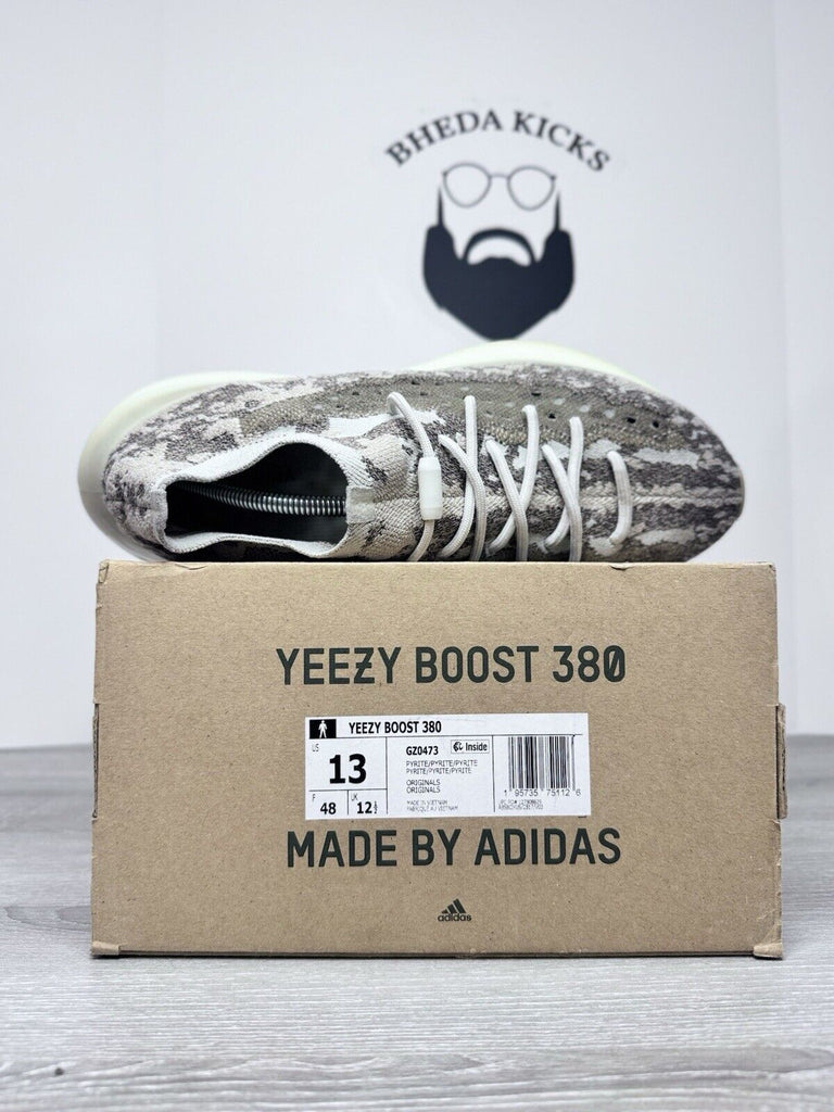 Size 13 - Adidas Yeezy Boost 380 Pyrite GZ0473 Preowned Authentic