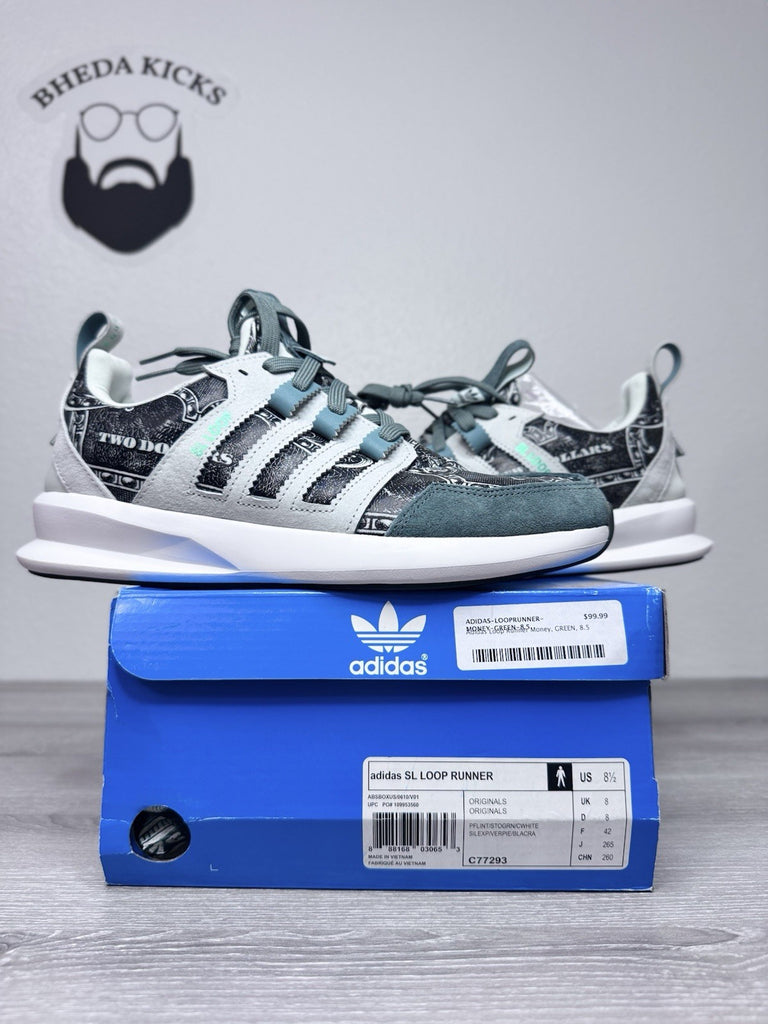 Size 8.5 - Wish X Adidas SL Loop Runner Independent Currency C77293 Brand New