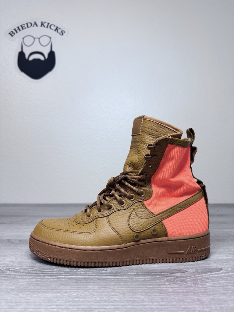 Size 8.5 - Nike SF AF1 Special Forces Air Force 903270-778 Desert Ochre Orange