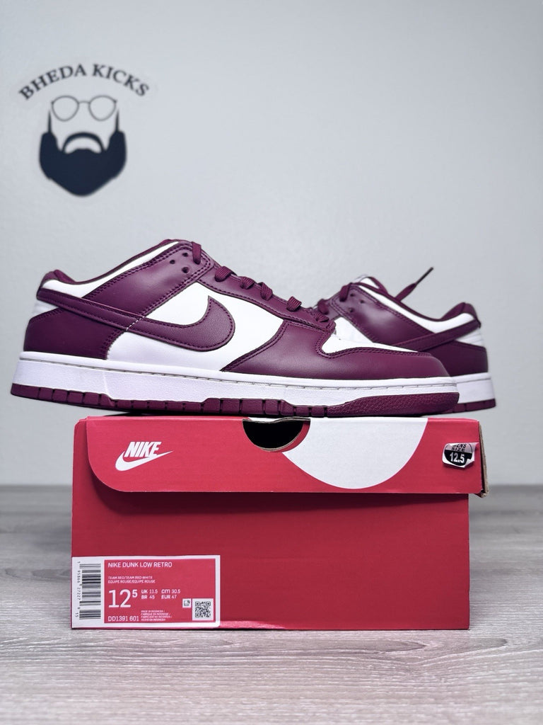 Size 12.5 - Nike Dunk Low Retro Team Red White DD1391-601 Men's Worn Once