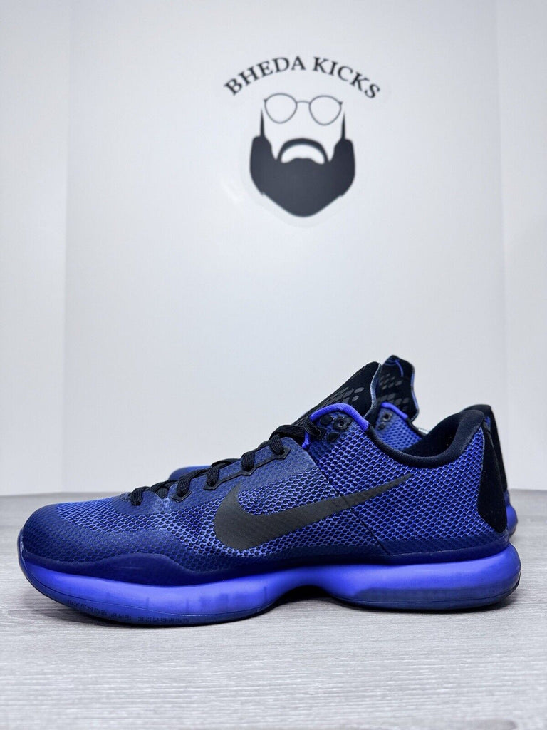 Size 13 - 2015 Nike Kobe X 10 Blackout Black Persian Purple Violet  705317-005