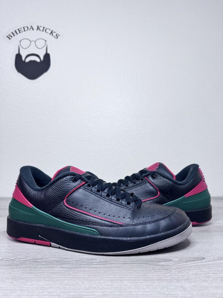 Size 13 - Nike Air Jordan 2 Retro Low Christmas Black Green Red DV9956-006 Men’s