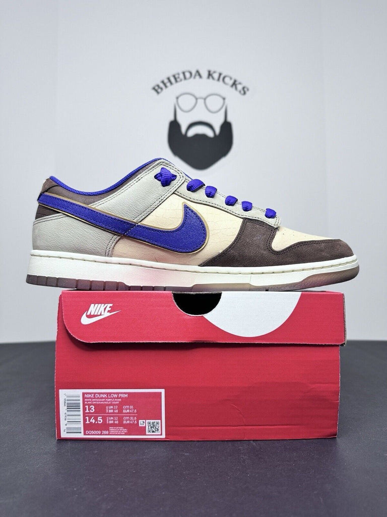 NEW Nike Dunk Low “Setsubun” DQ5009-268 Khaki Purple Onyx Brown Tan Med Size 13