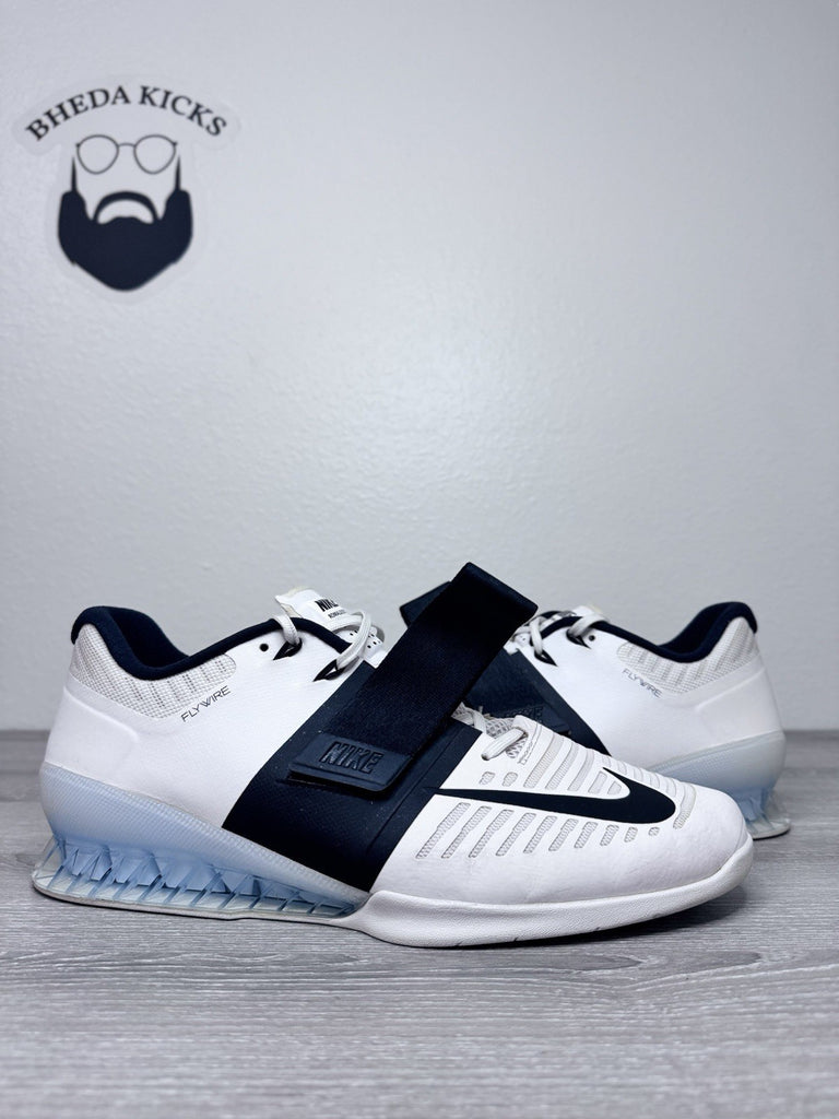 Size 15 - Nike Romaleos 3 Crossfit Weightlifting Shoes 852933-101 White Black