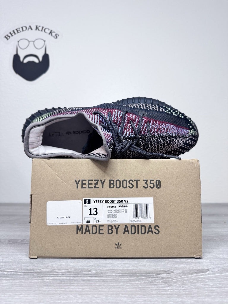 Size 13 - adidas Yeezy Boost 350 V2 Yecheil Non-Reflective FW5190 Preowned