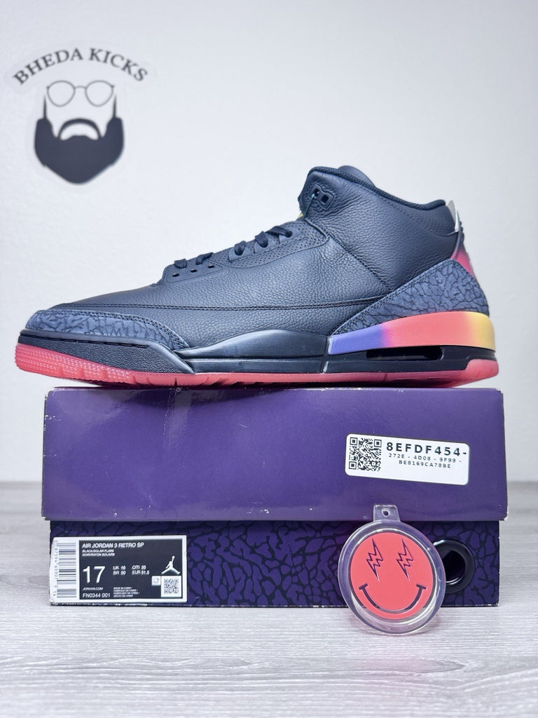 Size 17 - Jordan 3 Retro x J. Balvin Mid Rio Sneakers FN0344-001 Brand New