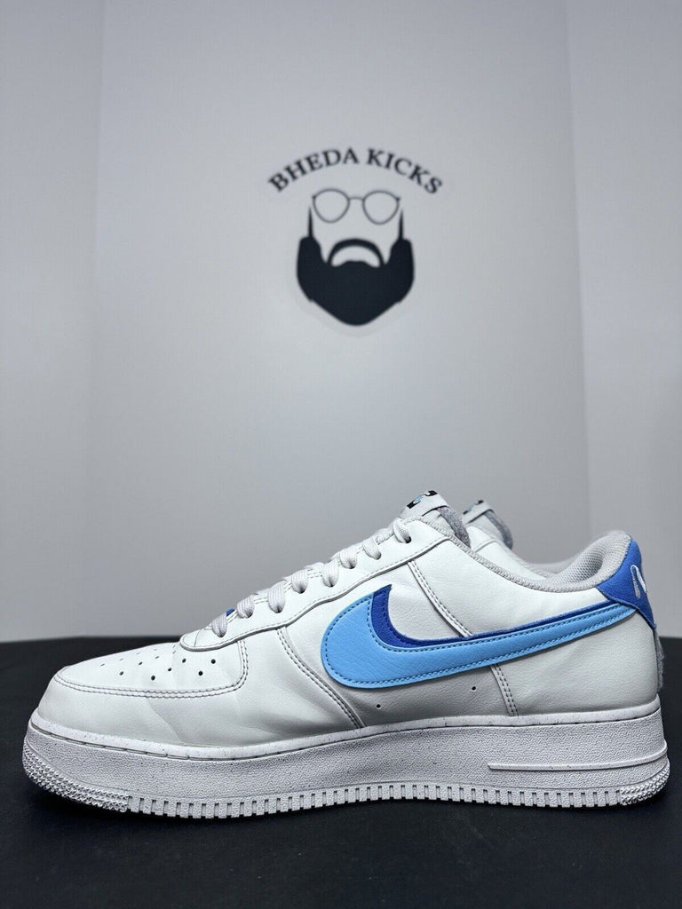 Nike Air Force 1 Low Double Swoosh Blue Medium Blue White DO9786-100 Size 13