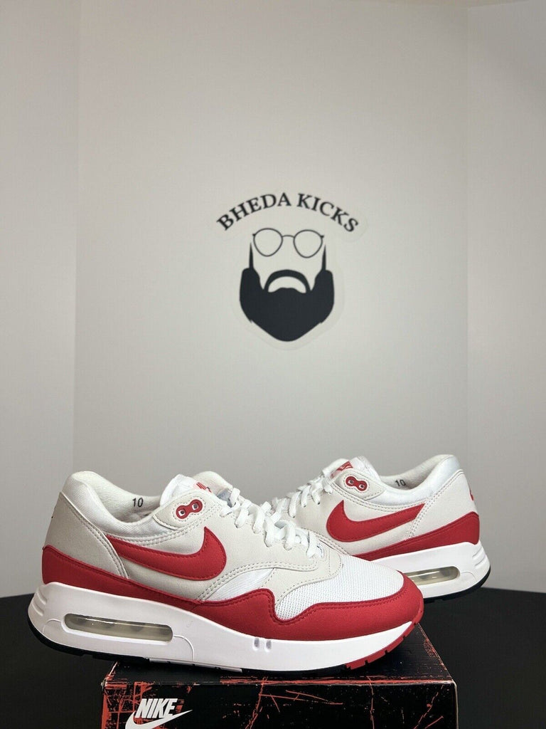 Nike Air Max 1 '86 OG Big Bubble White University Red DQ3989-100 Men's Size 10