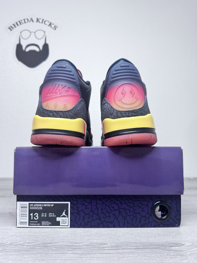 Size 13 - J. Balvin x Air Jordan 3 Retro Rio FN0344-001 Preowned Clean