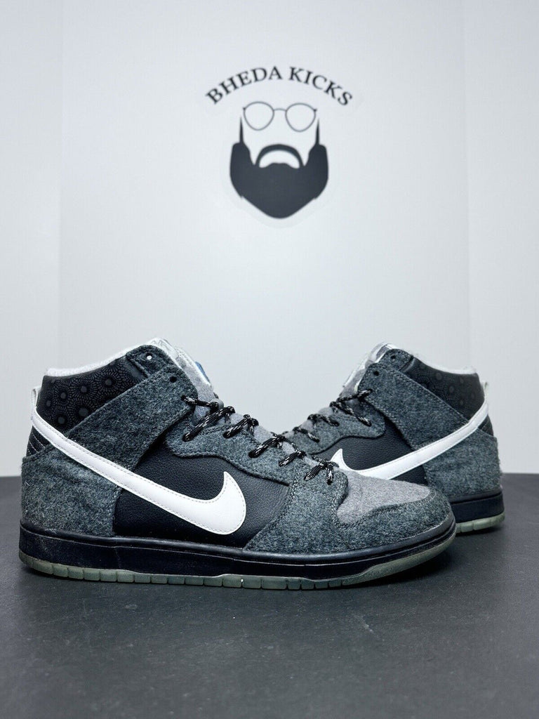 Nike Dunk High SB Premier Petoskey Stone Gray 645986-010 Preowned Men’s Size 13