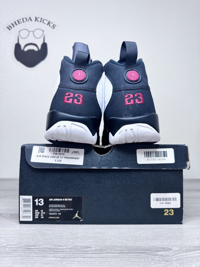 Size 13 - Air Jordan 9 Retro “Space Jam” (302370-112) 2016 Preowned Clean