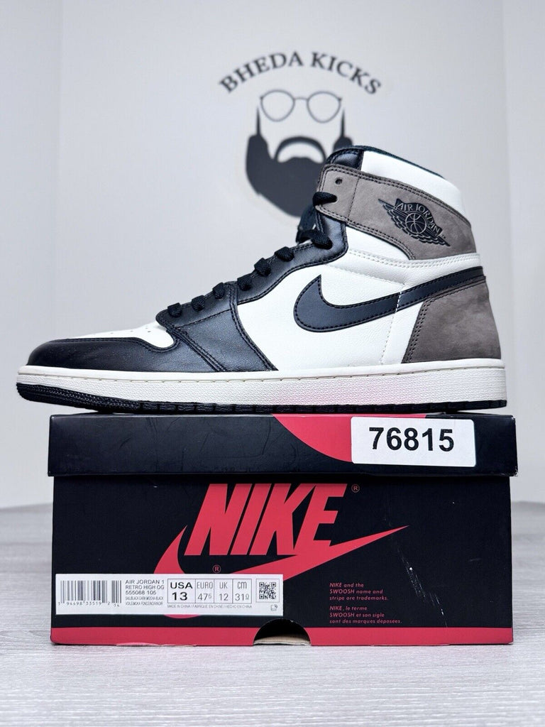 Size 13 - Jordan 1 Retro OG High Dark Mocha 555088-105 Preowned Authentic