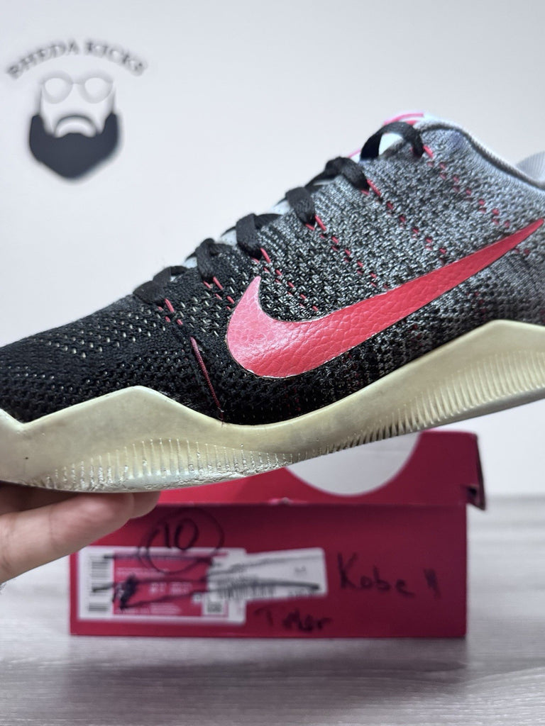 Size 10 - Nike Kobe XI 11 Elite Low Tinker Muse Red Sneakers 822675-060
