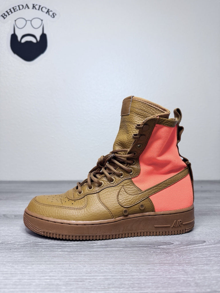 Size 8.5 - Nike SF AF1 Special Forces Air Force 903270-778 Desert Ochre Orange