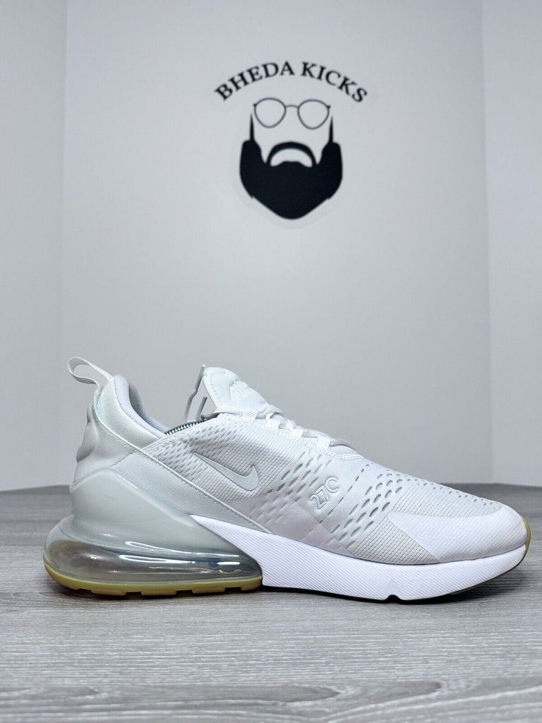 Size 13 - Nike Air Max 270 Triple White Gum Sole DC1702-100 Running Sneaker