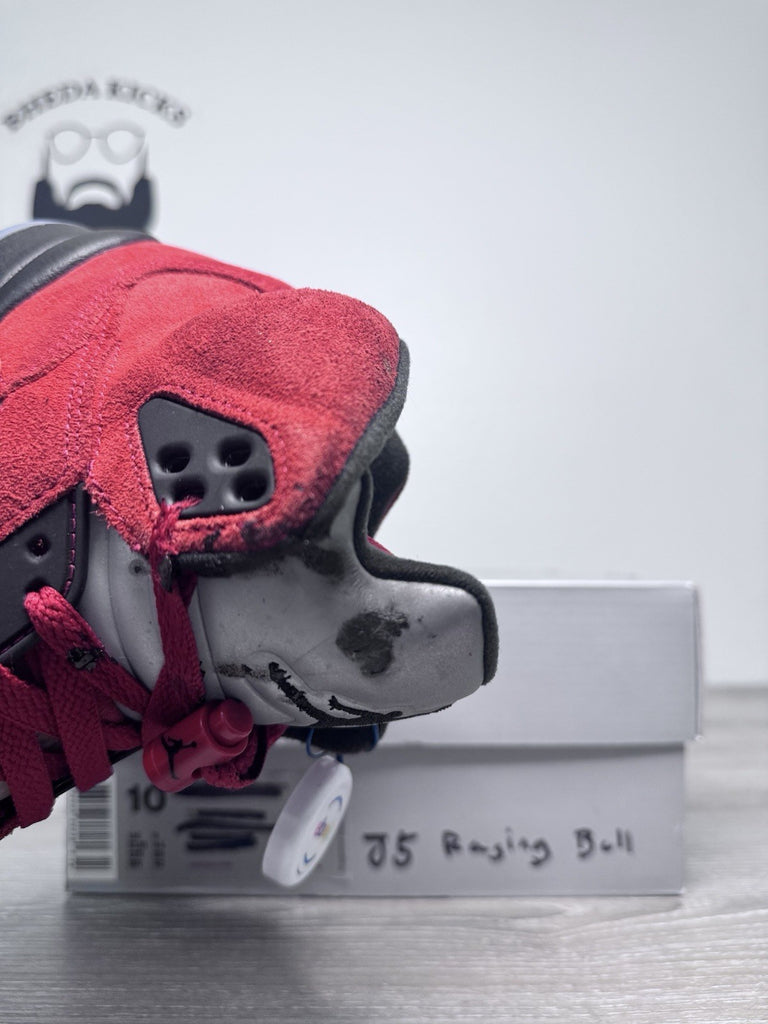 Size 10 - Nike Air Jordan 5 Retro Raging Bull 2021 DD0587-600 Men’s Preowned