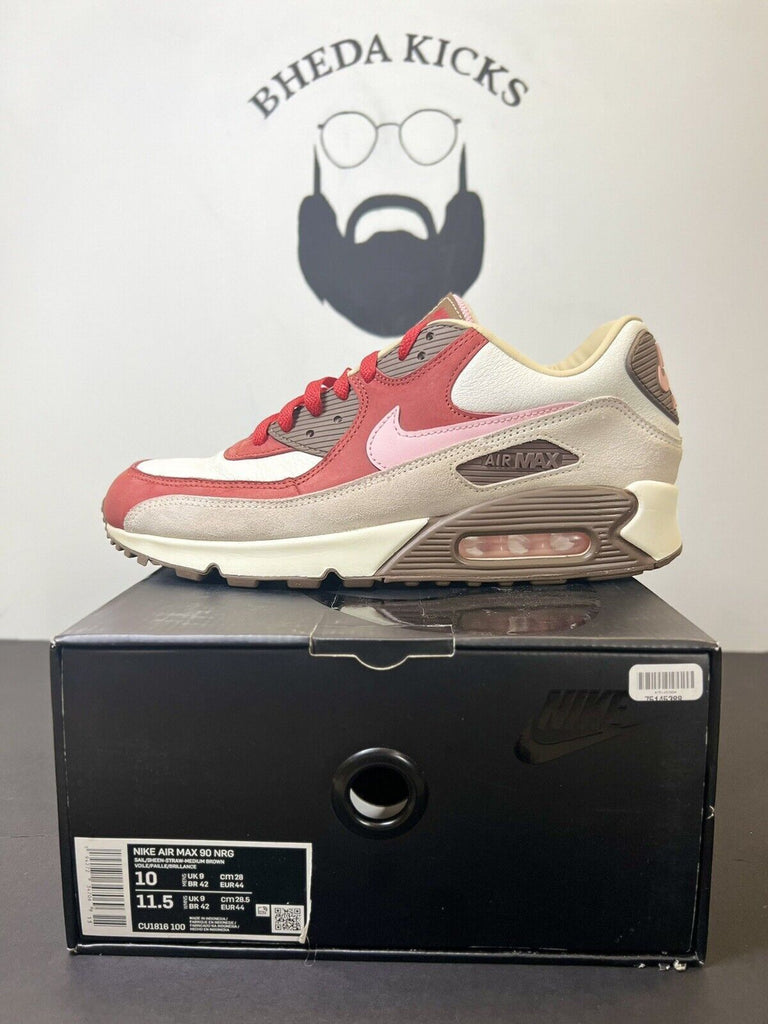 2021 Bacon Nike Air Max 90 NRG Retro CU1816-100 Size 10 Preowned Rare OG Clean