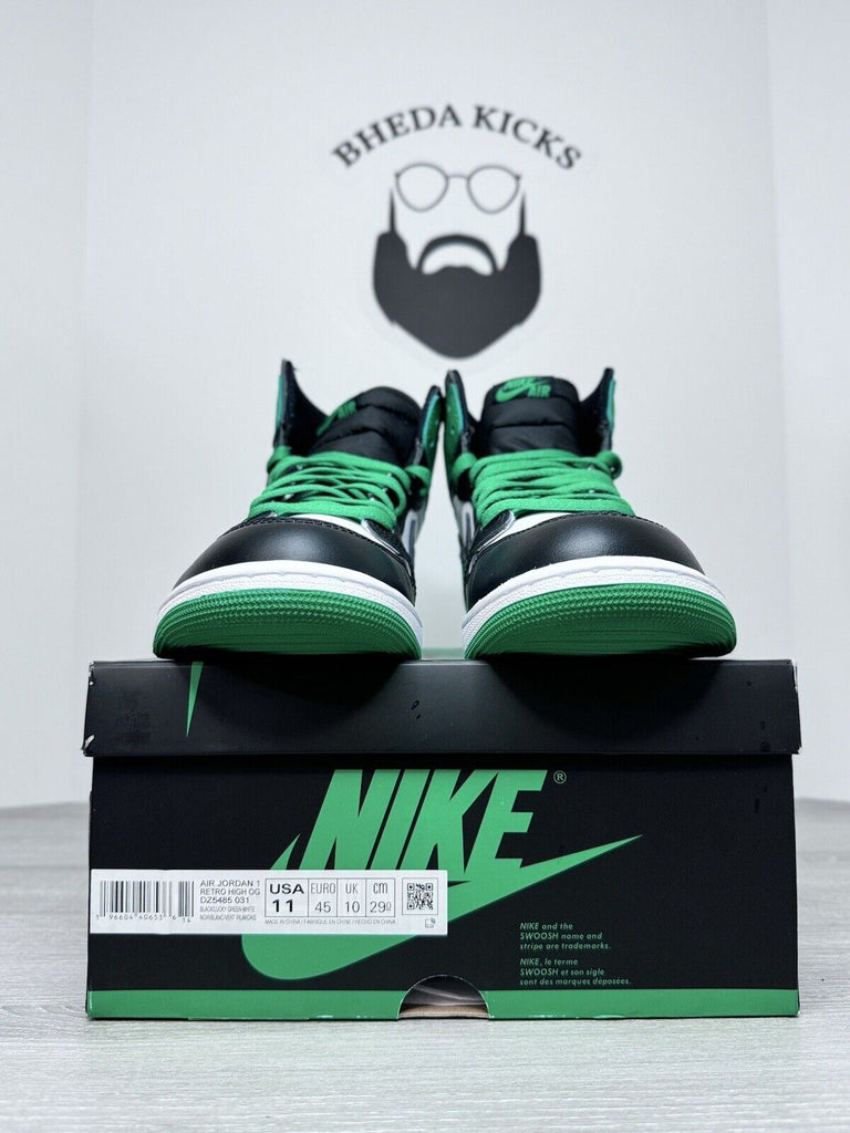 Size 11 - Air Jordan 1 Retro OG High Lucky Green Worn Once DZ5485-031