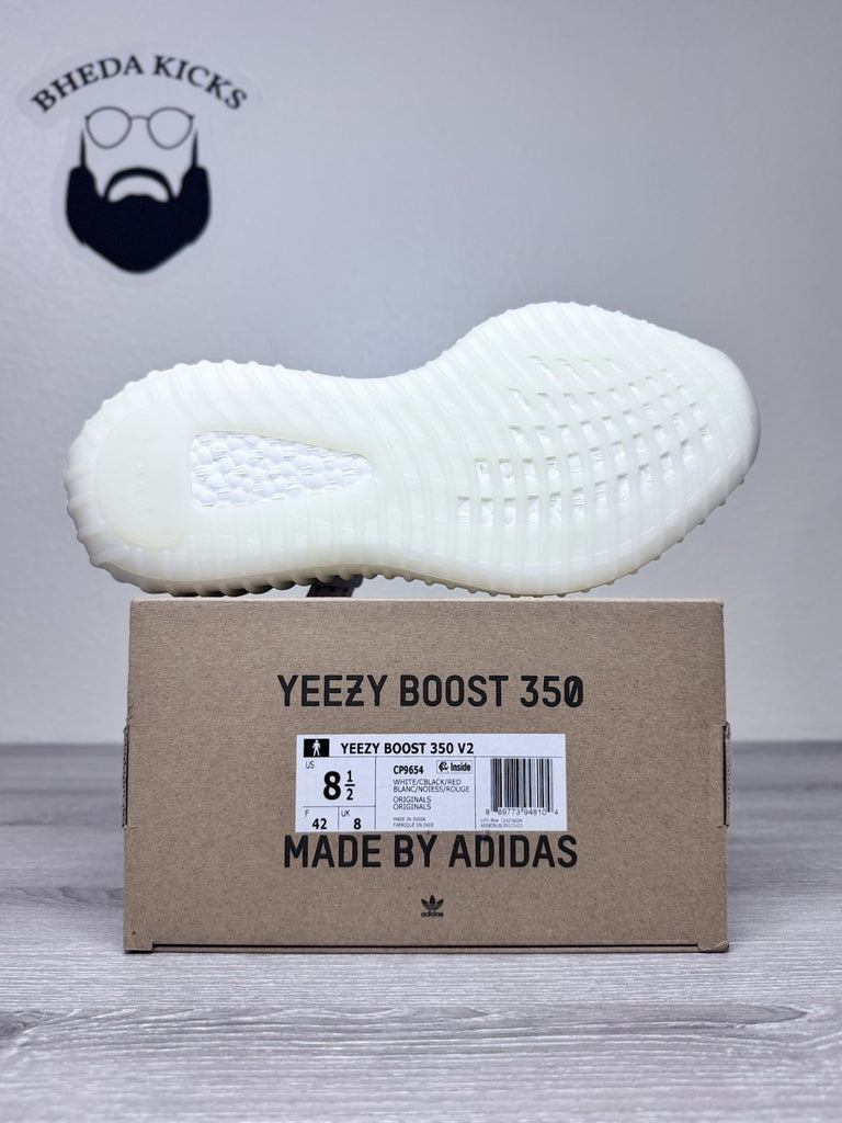 Size 8.5 - adidas Yeezy Boost 350 V2 Low Zebra CP9654 Brand New