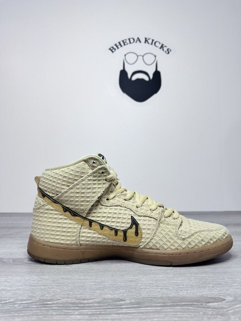 Size 13 - Nike SB Dunk Premium Hemp High Waffle 313171-722 Preowned Authentic