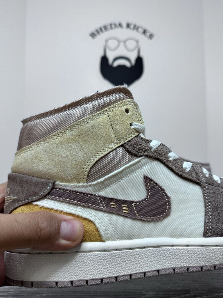 Size 9.5 - Nike Air Jordan 1 Mid SE Craft “Taupe Haze”  (DM9652-102) Mens