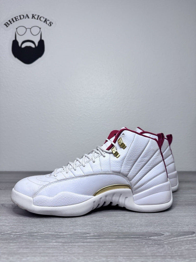Size 11.5 - Nike Air Jordan 12 XII Retro FIBA White Red 130690-107 Men's