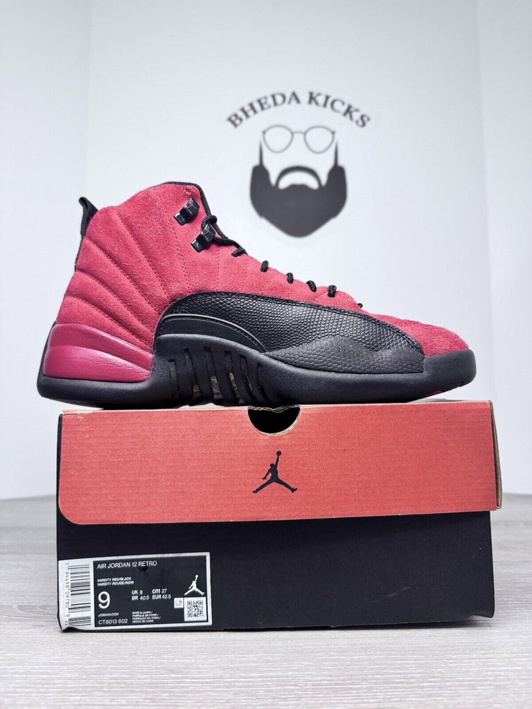 Size 9 - Jordan 12 Retro Reverse Flu Game 2020 Men's CT8013-602 Preowned