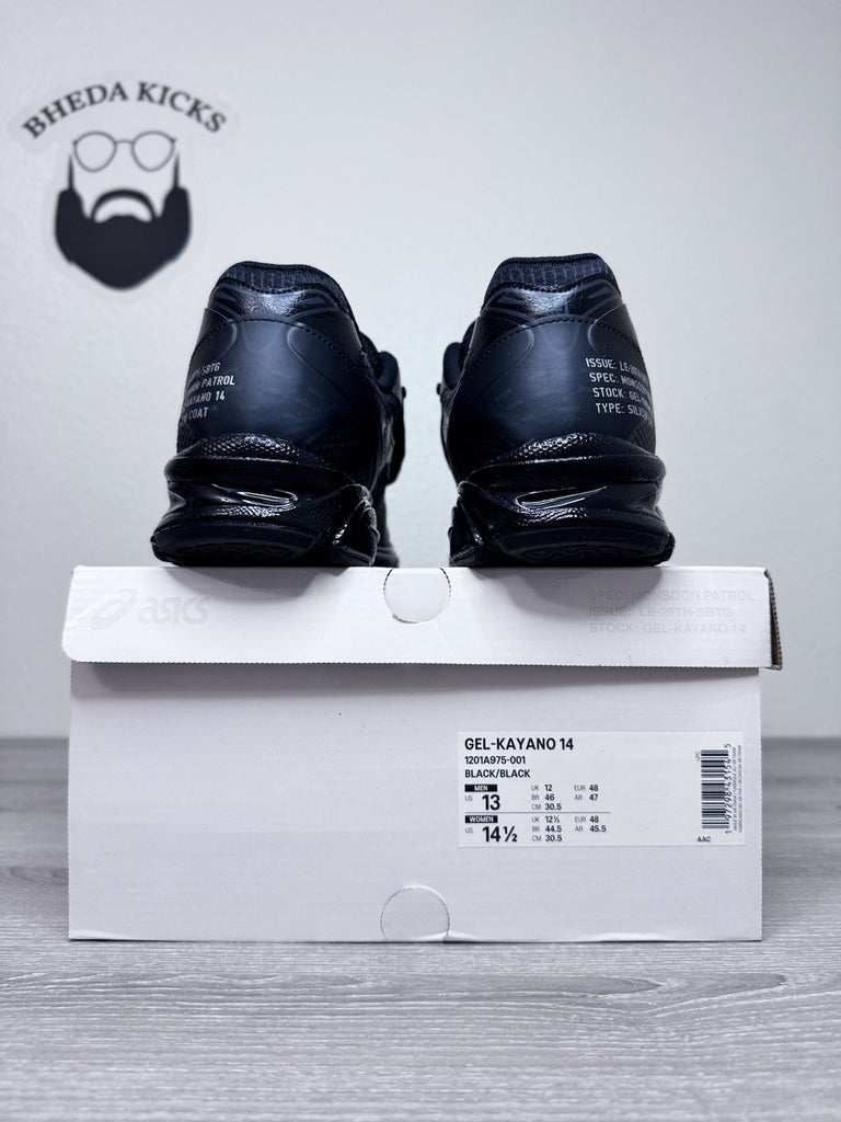 Size 13 - Asics x Limited Edt x SBTG Gel-Kayano 14 Monsoon Patrol 1201A975-001
