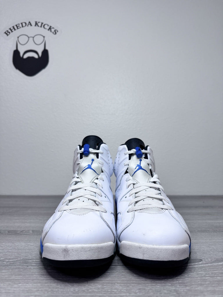 Size 11.5 - Nike Air Jordan 6 Retro Shoes White Sneakers Basketball 384664-107