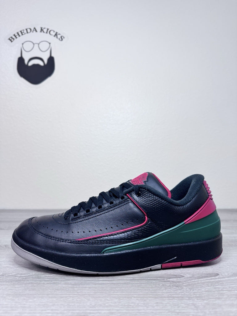 Size 13 - Nike Air Jordan 2 Retro Low Christmas Black Green Red DV9956-006 Men’s