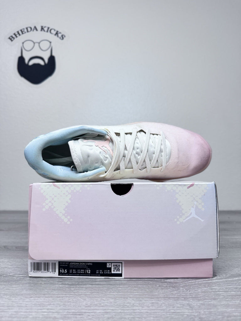 Size 10.5 - Jordan Zion 3 NRG Bleached Coral FZ1321-601 Men’s Shoes Preowned
