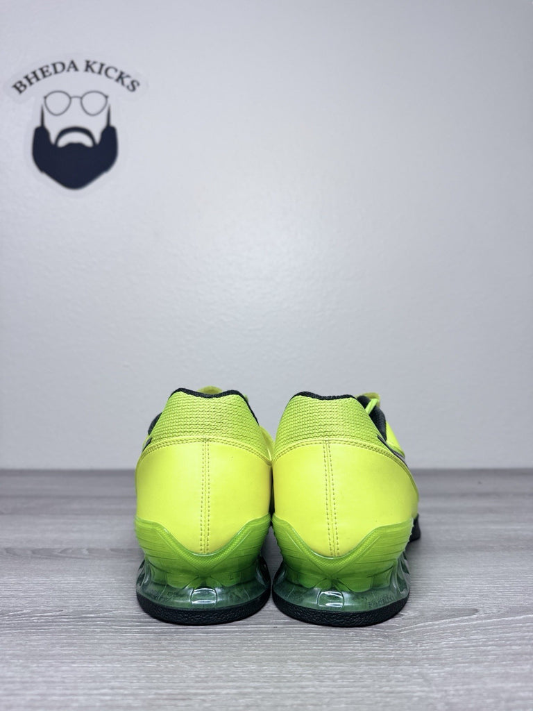 Size 15- Nike Romaleos 2 Volt 476927-700 Preowned Authentic Rare Shoes