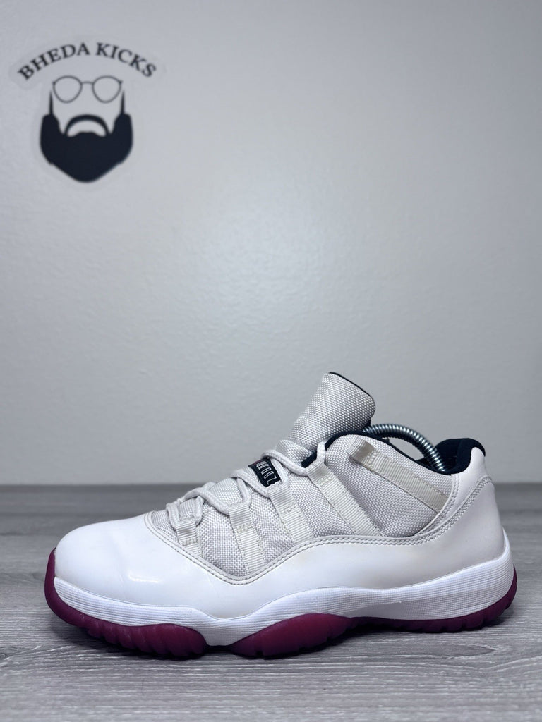 Size 8 - Nike Air Jordan 11 Retro Low Cherry Bottom 2012 528895-101 Red White