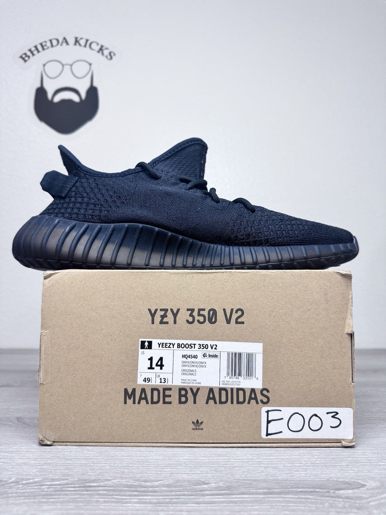 Size 14 - adidas Yeezy Boost 350 V2 Low Onyx HQ4540 Preowned Authentic