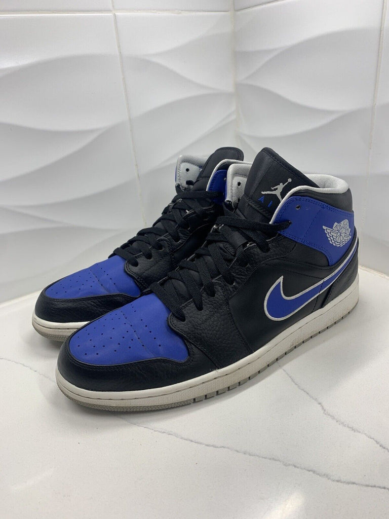 🔥Best Price🔥 Nike Air Jordan 1 Mid Retro Game Royal Sneakers Size US 14 Magic