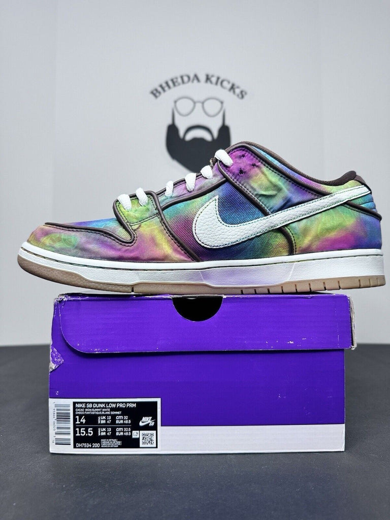 NEW DS Nike SB Dunk Low Pro Paisley Brown DH7534-200 Customized Men’s Size 14