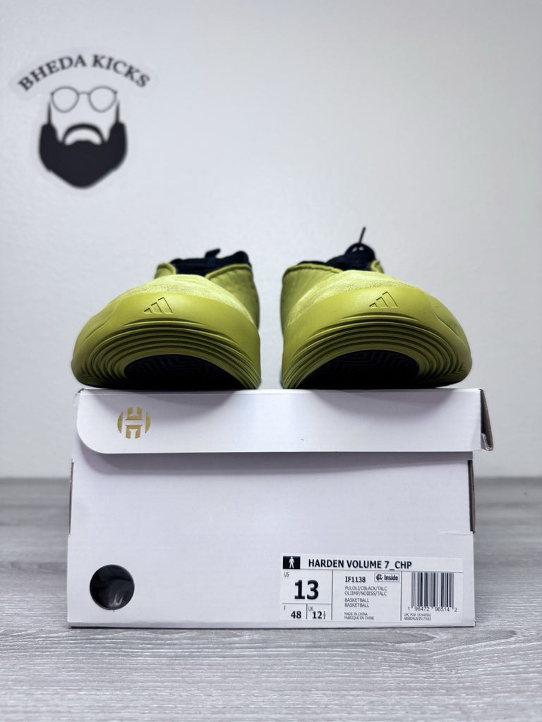 Size 13 -Adidas Harden Vol. 7 Mid Pulse Olive IF1138 Men’s Preowned Authentic