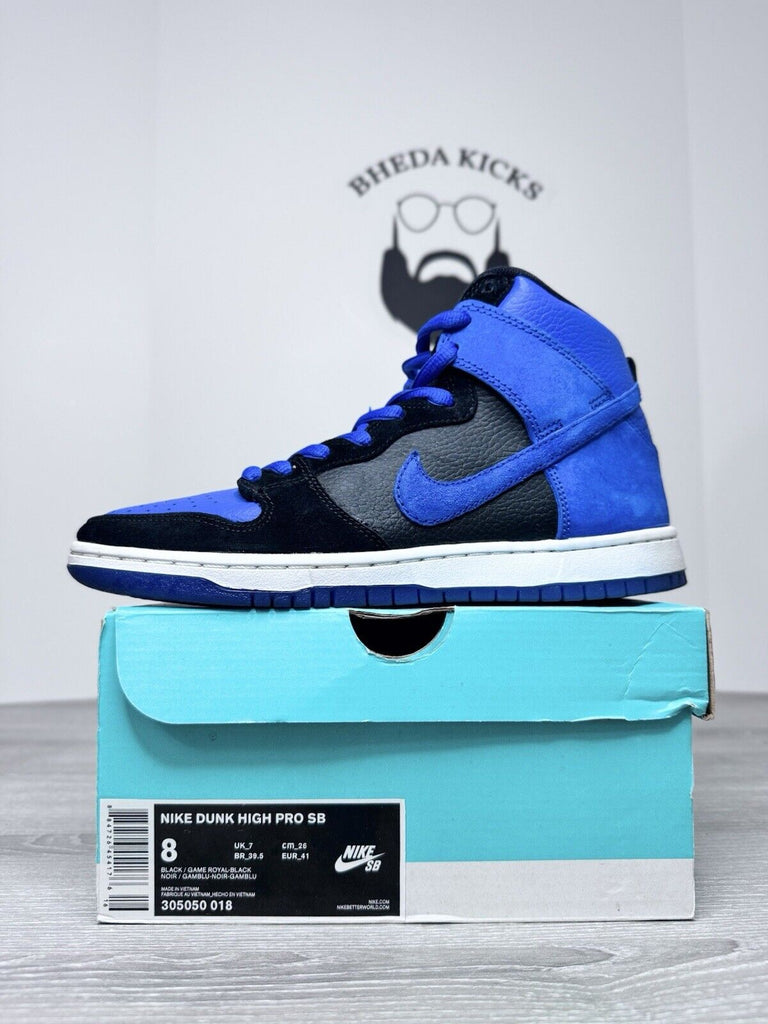 Size 8 - Nike Dunk High Pro SB J Pack Royal 2014 305050-018 Preowned Authentic