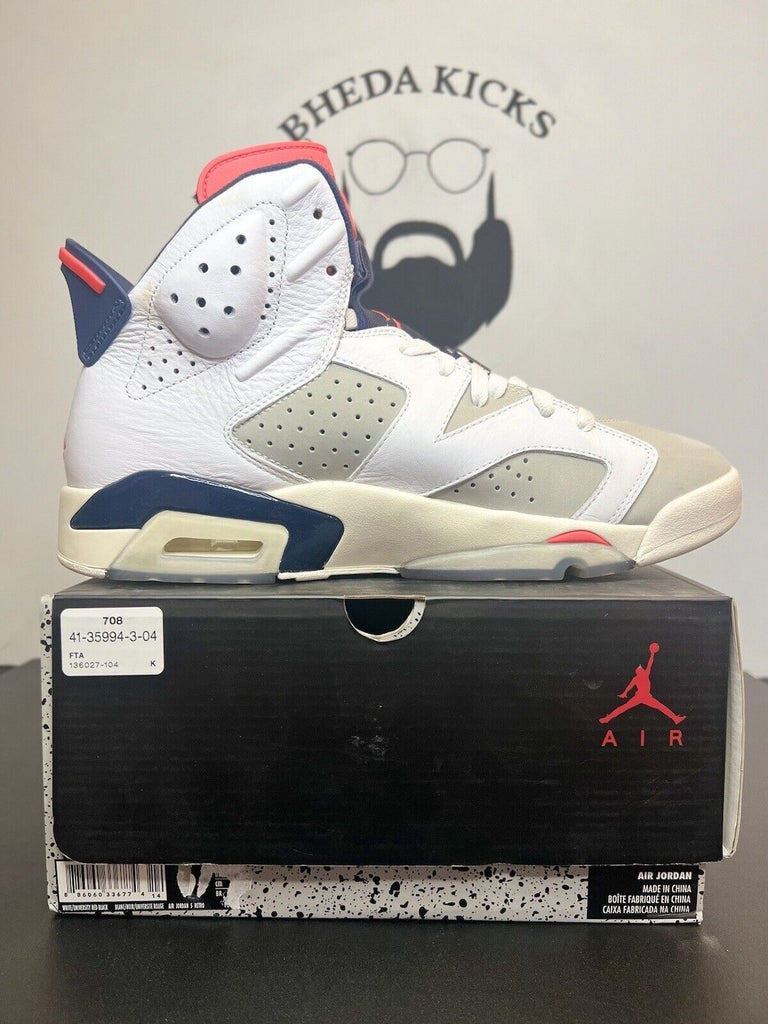 Air Jordan 6 Retro 'Tinker' 2018 384664-104 Preowned Size 10.5 Authentic Mens Og