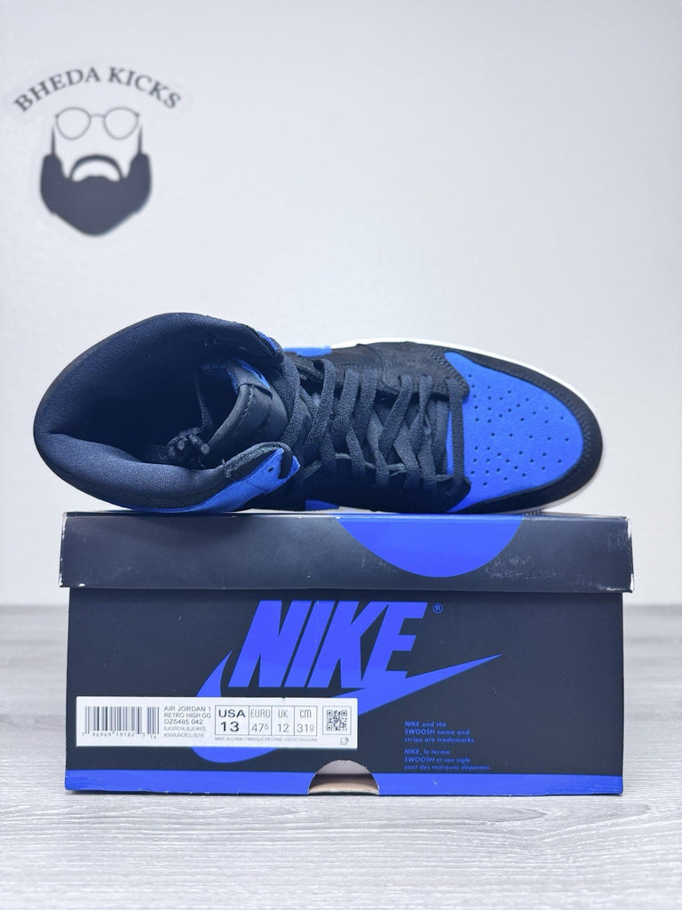 Size 13 - Jordan 1 Retro OG High Black Royal Blue Reimagined DZ5485-042