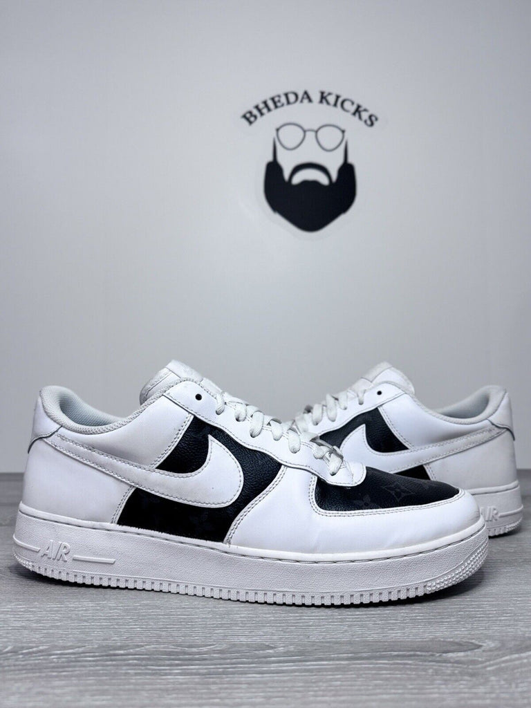 Size 15 - Nike Air Force 1 Low '07 Triple White Shoes Men's CW2288-111 LV Custom