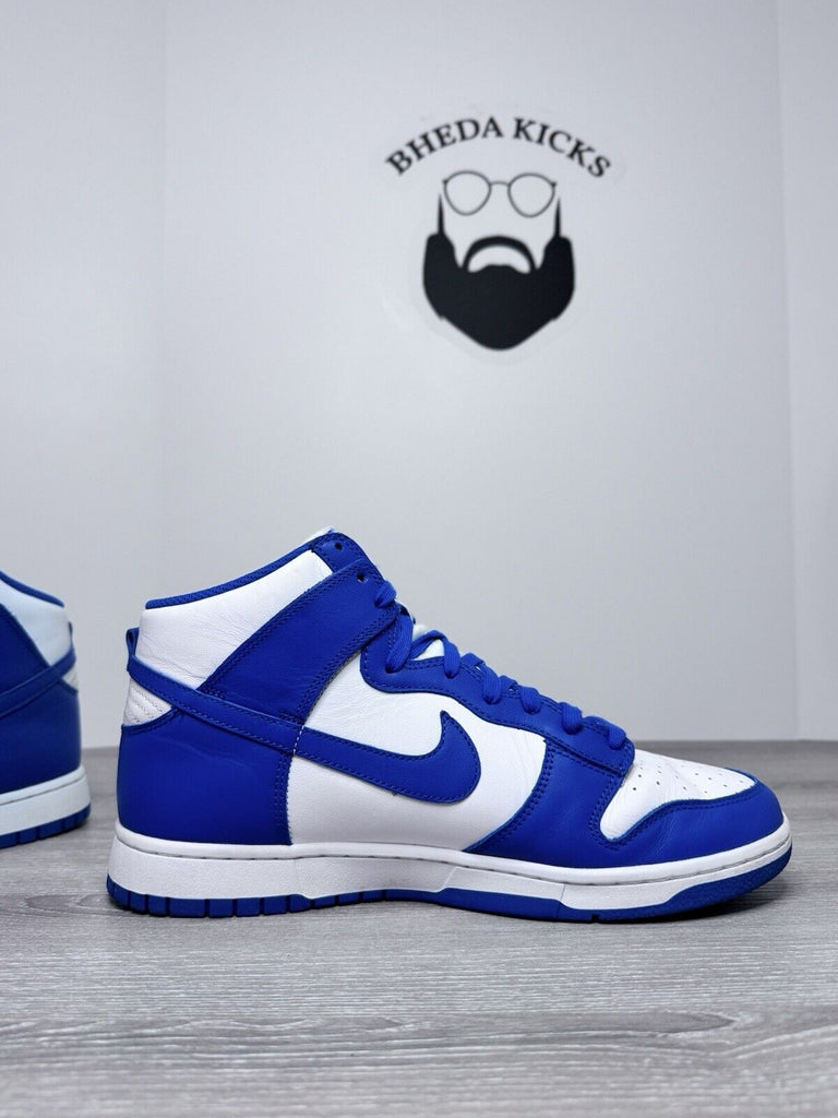 Size 12 - Nike Dunk Hi Retro Game Royal Men’s DD1399-102 Preowned Mens Sneakers