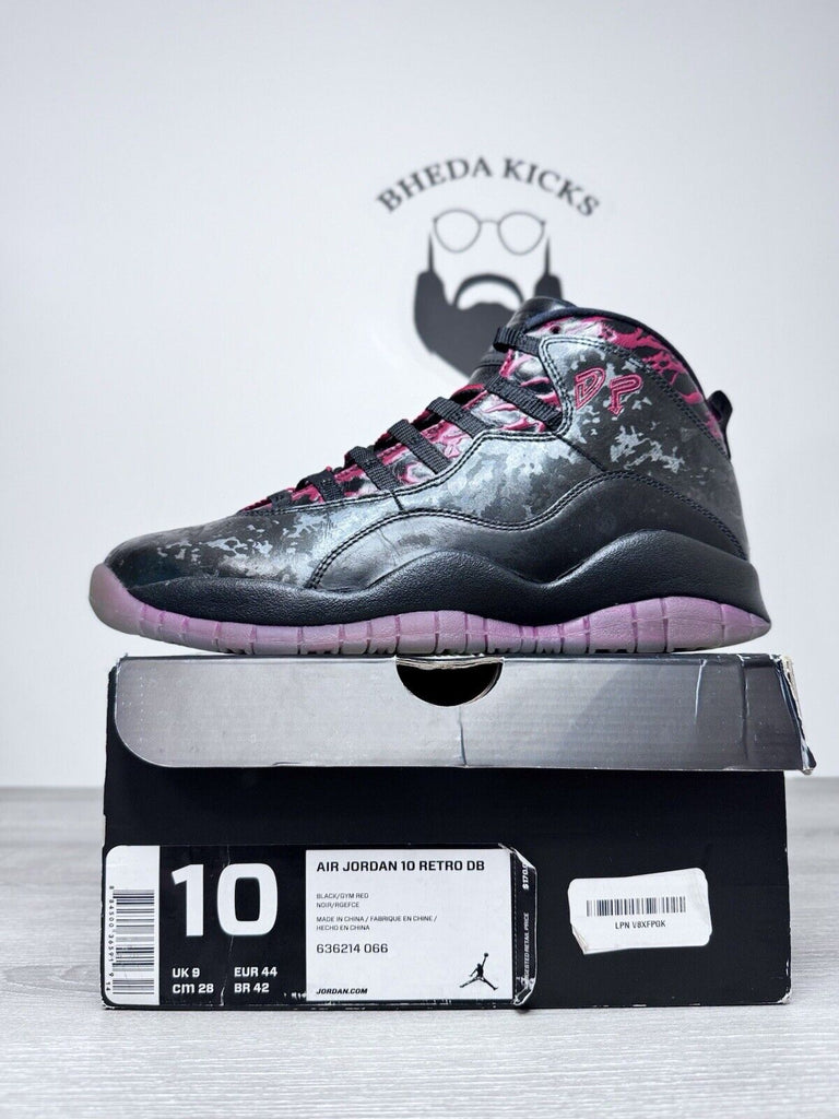 Size 10 - Air Jordan 10 Retro DB Doernbecher 636214-066 Preowned Og Rare