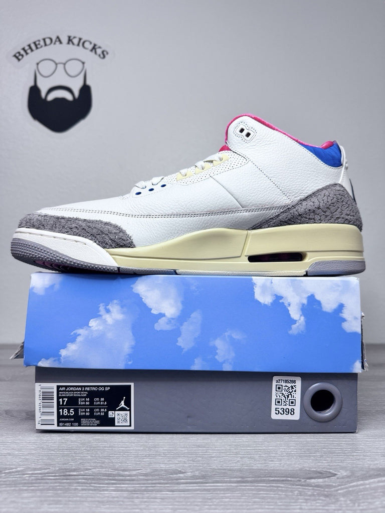 Size 17 - Nike Air Jordan 3 Retro Seoul 2.0 Men's IB1482-100 Brand New