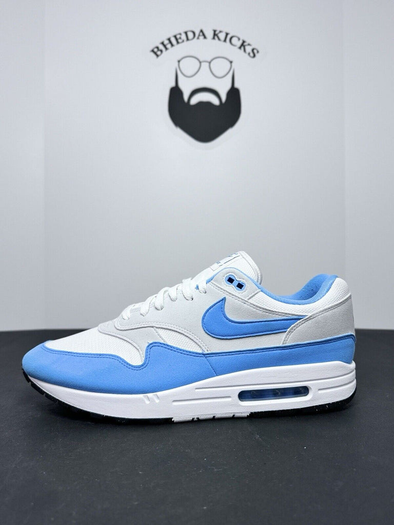 Nike Air Max 1 University Blue White Sneakers Shoes FD9082-103 Men’s Size 13