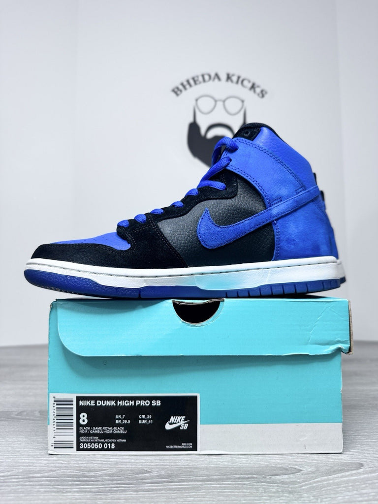 Size 8 - Nike Dunk High Pro SB J Pack Royal 2014 305050-018 Preowned Authentic