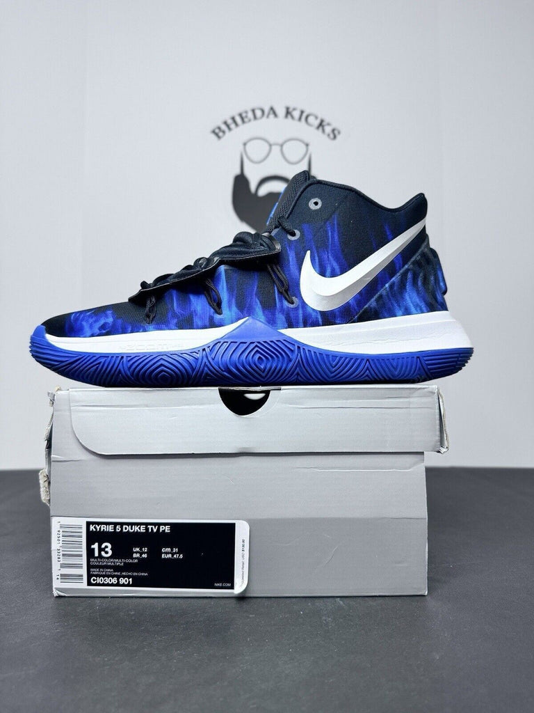 Nike Kyrie V 5 Duke Blue Devils TV PE CI0306-901 Preowned Og Men’s Size 13