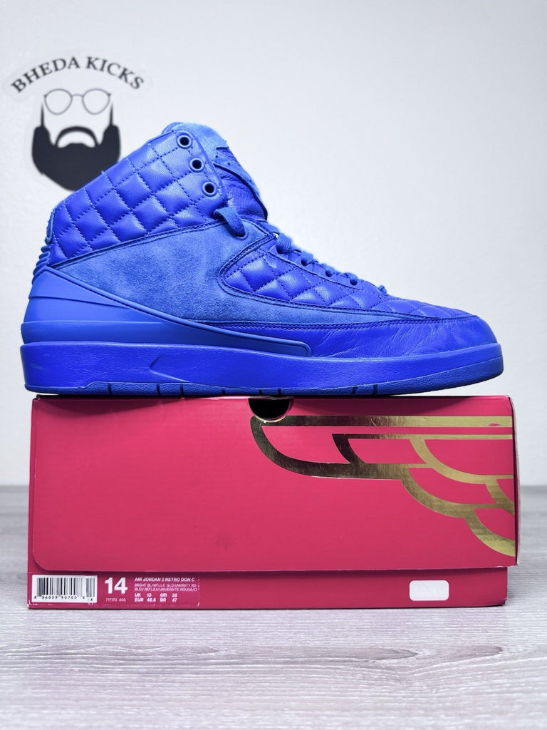 Size 14 - Just Don x Air Jordan 2 Retro Varsity Royal 717170-405 Preowned