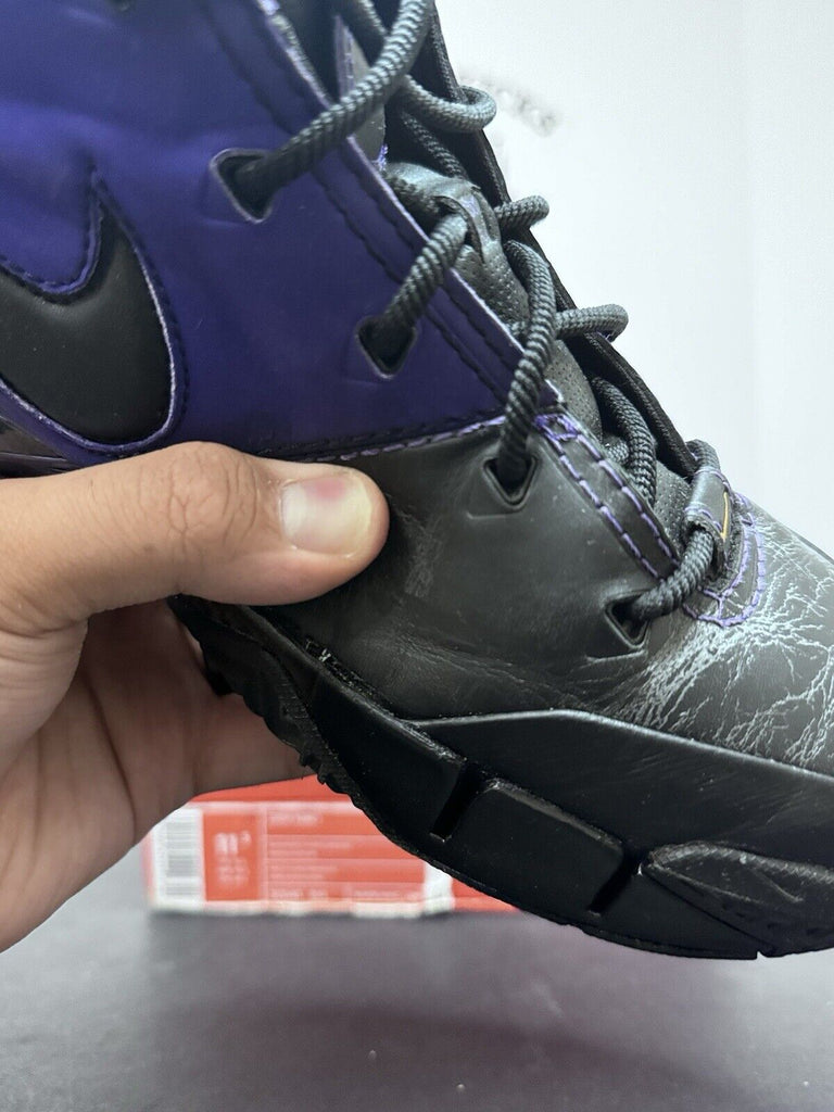 Size 11.5 - Nike Zoom Kobe 1 Protro Purple Reign Black Out Preowned 313143-014