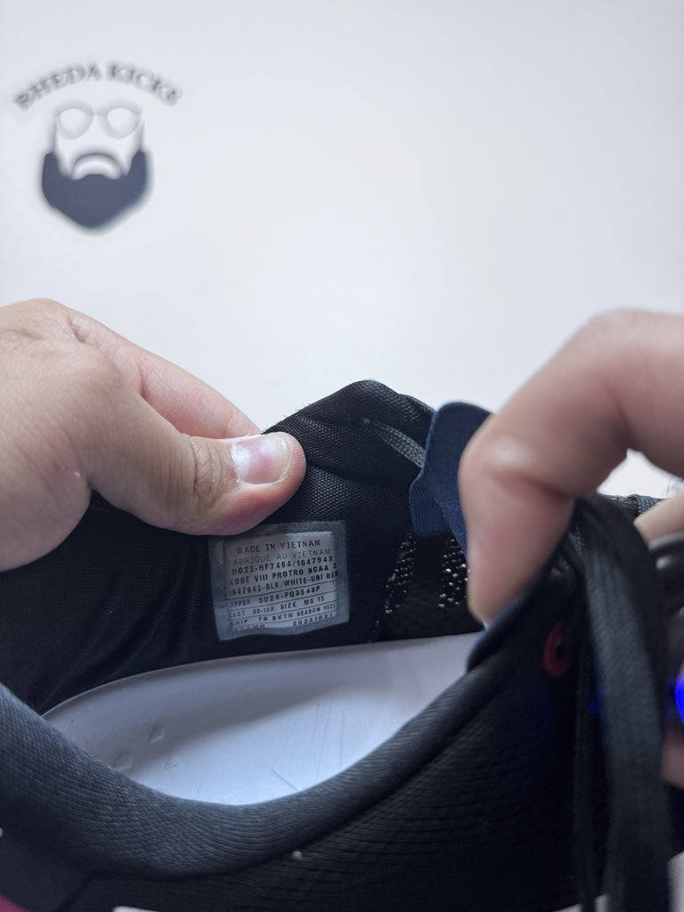 Size 15 - Nike Zoom Air Kobe 8 Protro UConn Huskies PE Player Exclusive Promo